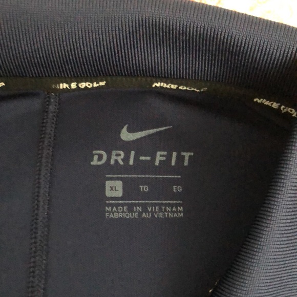 Nike Navy Blue  Golf Polo  Mens  Size XL - Picture 4 of 6